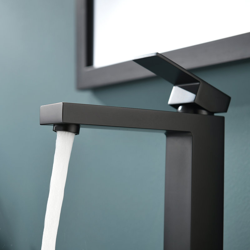 Vessel Sink Faucet Single-handle Bathroom Faucet, Matte Black