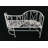  Vis-A-Vis Metal Garden Bench