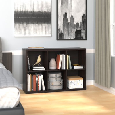 Bibliothèque de rangement décorative cubique H 30 po x l 43,98 po