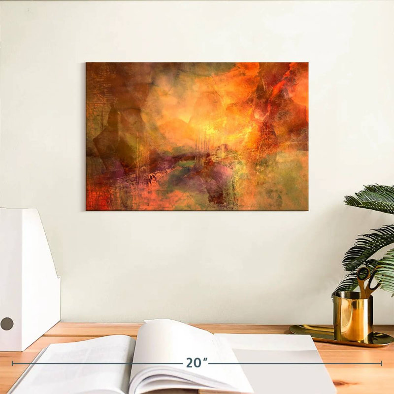 Avery Golden Sun, 8" H x 12" W