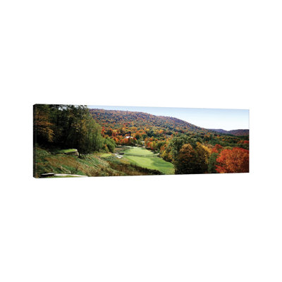 Golf Course On A Hill, Hawthorne Valley Golf Course, Hawthorne Valley, Salon, Ohio, USA by Panoramic Images - Wrapped Canvas Panoramic Gallery-Wrapped Canvas Giclée