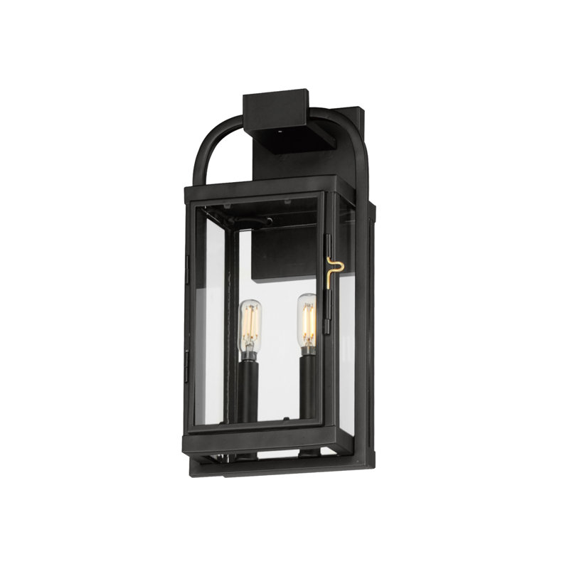 Bonham-Outdoor Wall Mount, 16.5" H x 7.5" W x 6.75" D