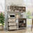 Nassima 59'' Sideboard with Bar Hutch-2019935188