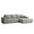 Grey Beige Polyester/Chenille