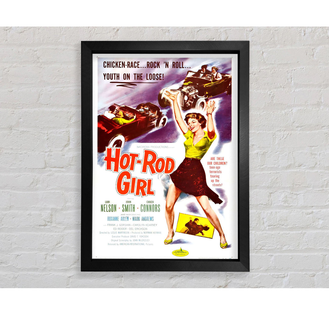 Hot Rod Girl Poster 1 - Druck