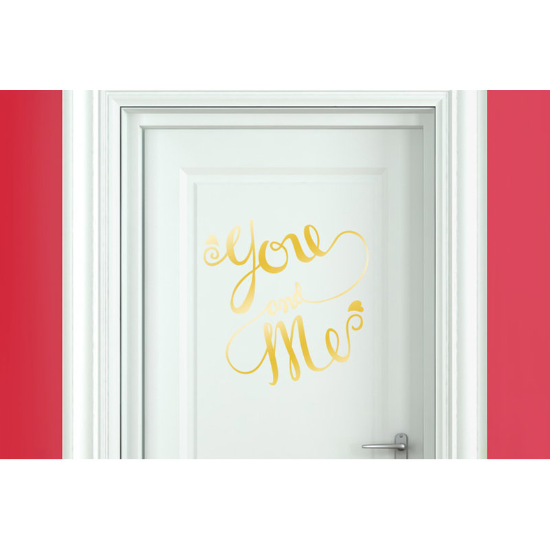 Wall Decal, Shiny Gold
