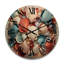 Horloge murale en bois massif Mathura-2089043213
