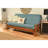 Frame with Mattress - Futon Frame with Mattress, Straight Arm, Versatile and Convertible Design Futon Frame for All Spaces-91454665-91454666