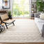 Natura Handwoven Wool/Cotton Beige Area Rug-1924737558