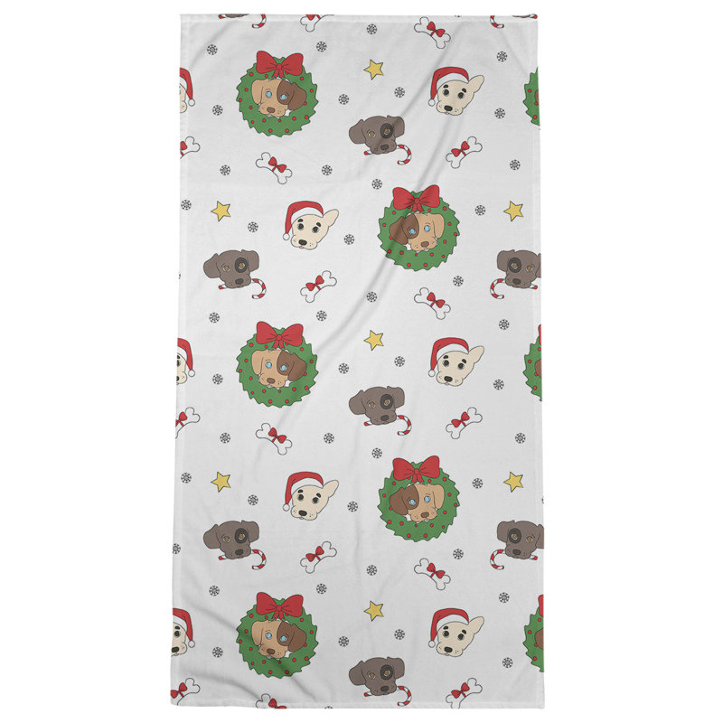 Bath Towel, White, Poly/Cotton