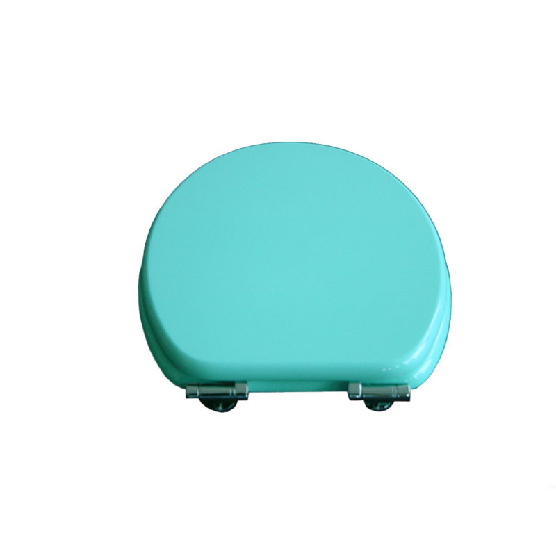 Alma Elongated Toilet Seat, Turquoise