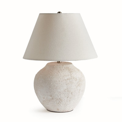 Textured Ceramic Table Lamp 15 in