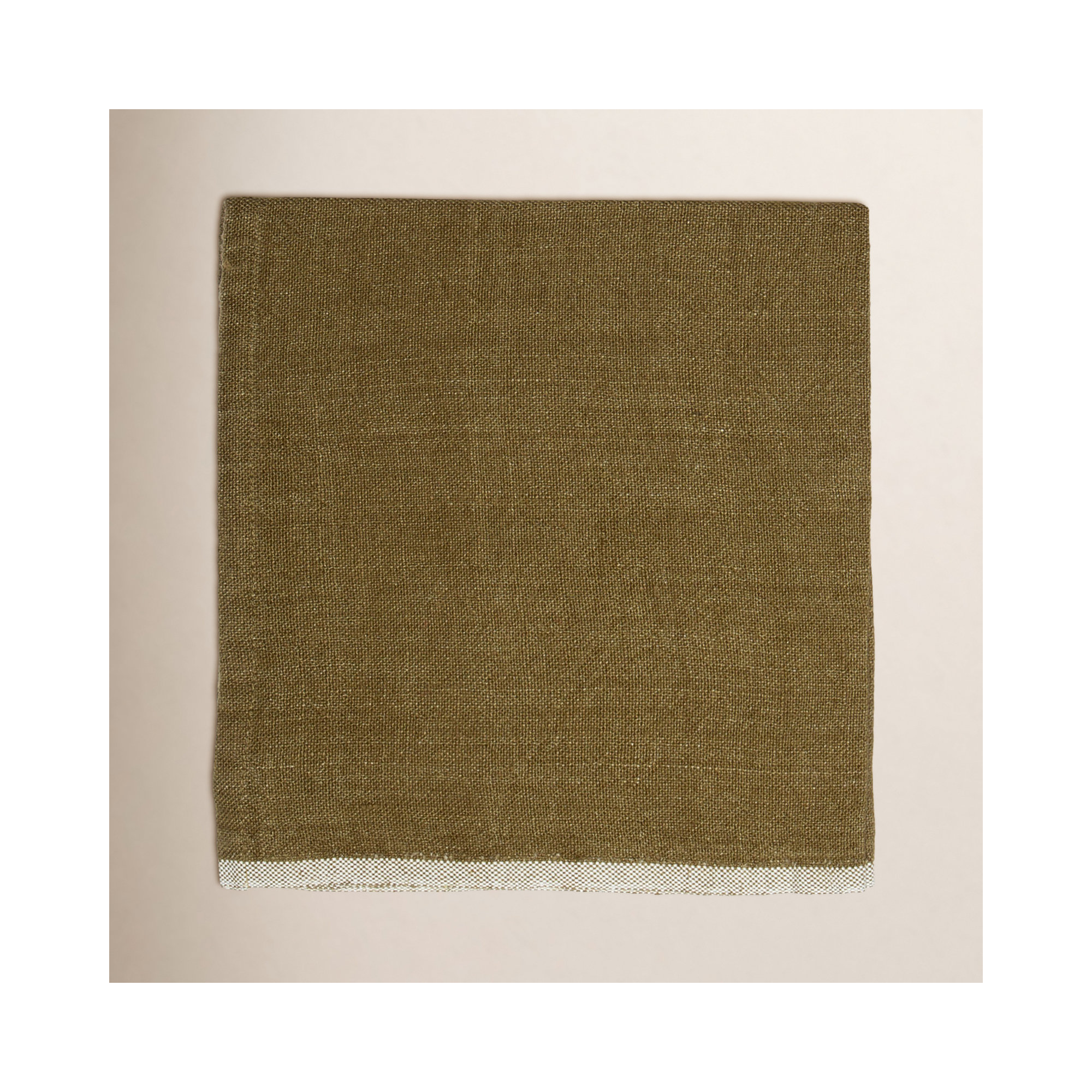 Soren Steel 20" Linen Napkin, Green