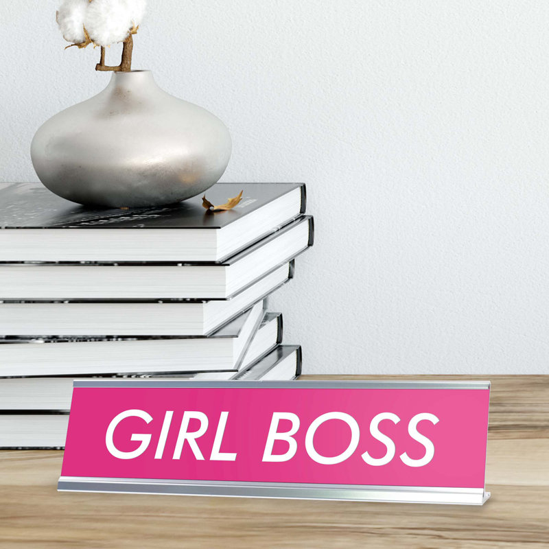 Enseigne fantaisie «Girl Boss»