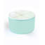Abat-jour tambour en lin H 10 po x l 18 po (attache) de couleur bleue
