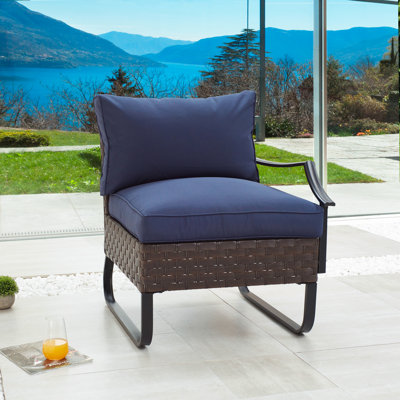 Heiman Wicker Outdoor Lounge Chair