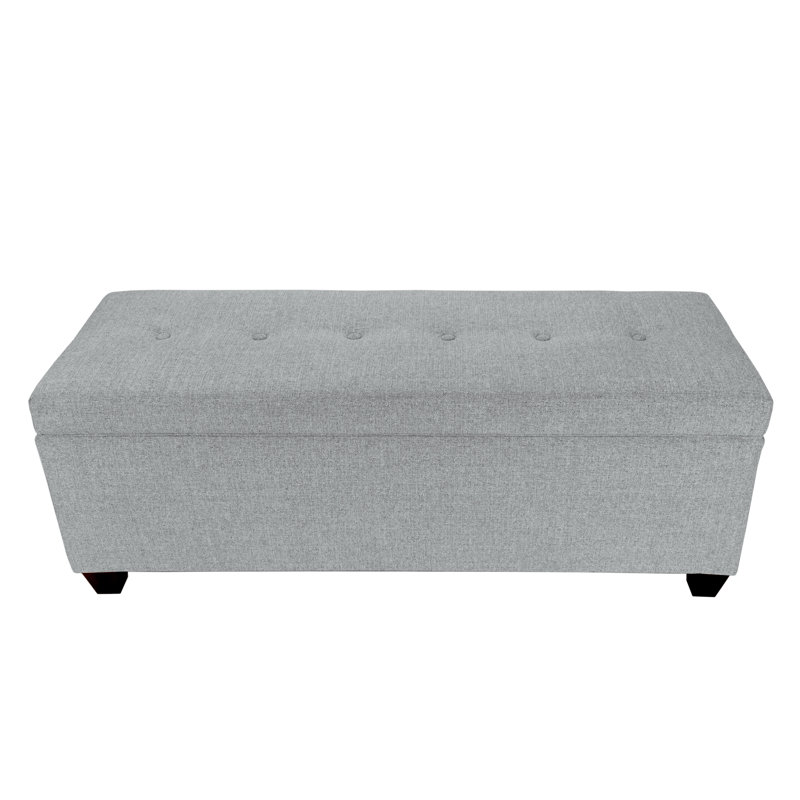 Banc de rangement rembourré Lamanna, Pierre