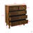 Handcrafted Accent Drawer With Abstract Carvings