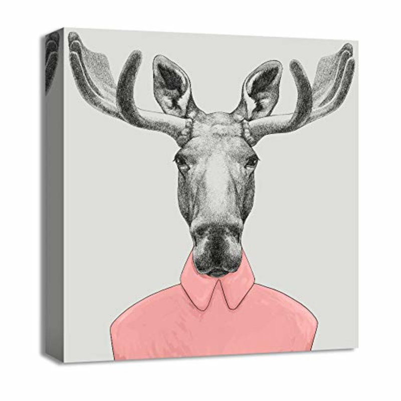 " Deer ", 12" H x 12" W x 1.5" D