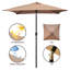 Parasol de marché carré 6,5 pi Tempo-1259515615