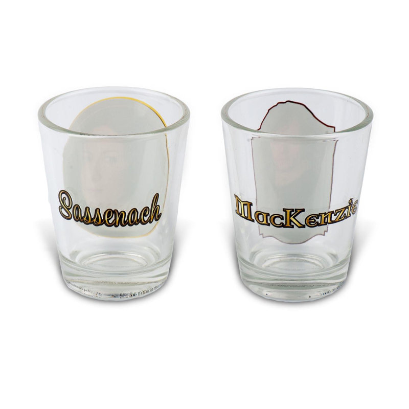 2 verres à liqueur 2 pièces