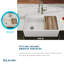 33" L x 20" W Double Basin Farmhouse/Apron Kitchen Sink-23148683