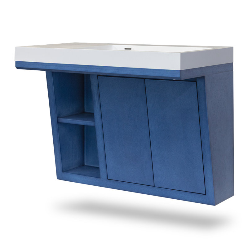 Libera 32'' W Single Vanity, Double, Horizon Blue