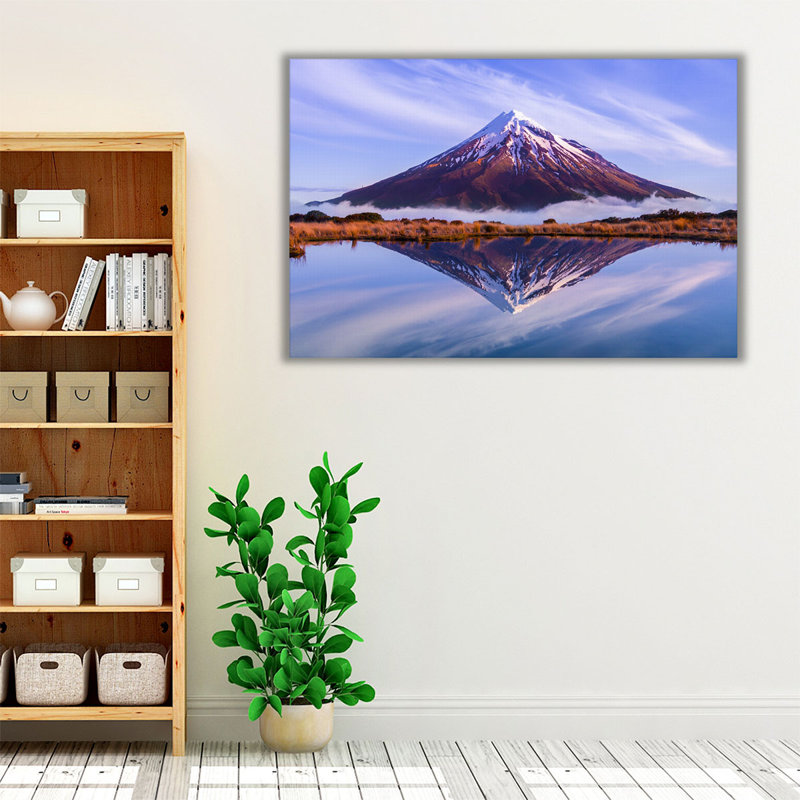 Mont Taranaki en Nouvelle-Zélande, H 32 po x l 48 po