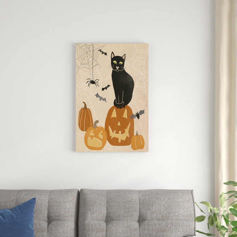 Pumpkin Patch Cats II, H 30 po x l 20 po x P 1,25 po