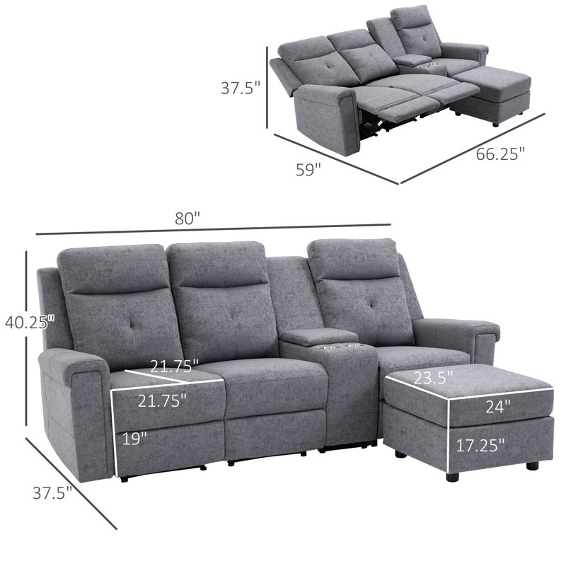 Canapé et chaise de cinéma 80
