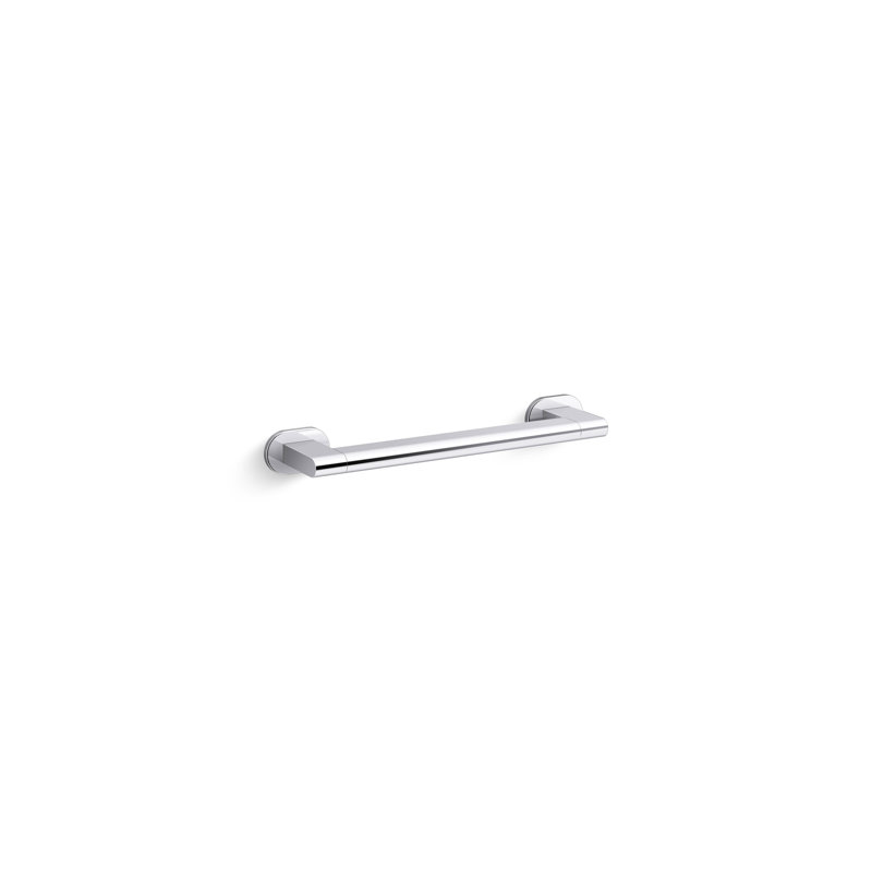 Belay Grab Bar, 1.75" H x 12" L, Polished Chrome