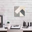 «Triangles IV Neutral Crop» par Mike Schick, estampe numérique sur toile-87888124