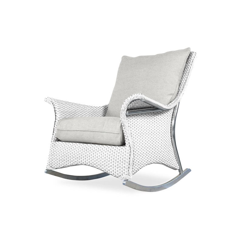 Mandalay Outdoor Chair, White, Demo Oatmeal
