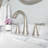 Saxton Double Handle Widespread Bathroom Faucet with Drain Assembly-35198072