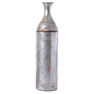 Vase de plancher décoratif en métal galvanisé campagne Hytop