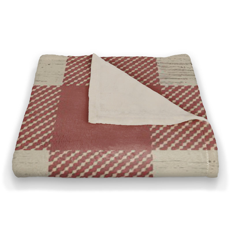 Hand Woven Throw Blanket, Red