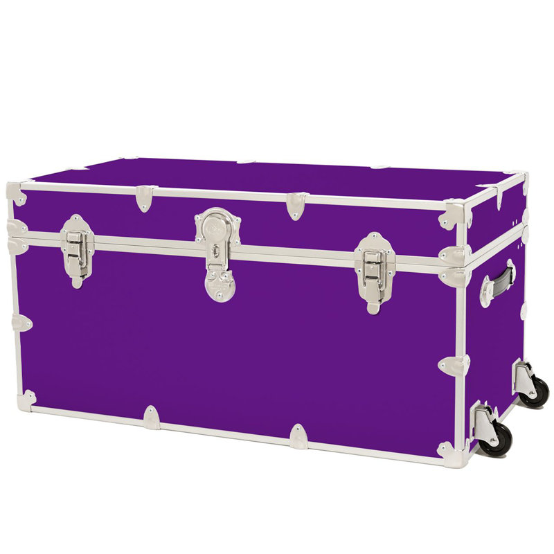 Home and college storage trunk. XXL Rhino Storage Trunk w/ Wheels, Purple