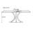 Rectangular household solid wood dining table-2078685931