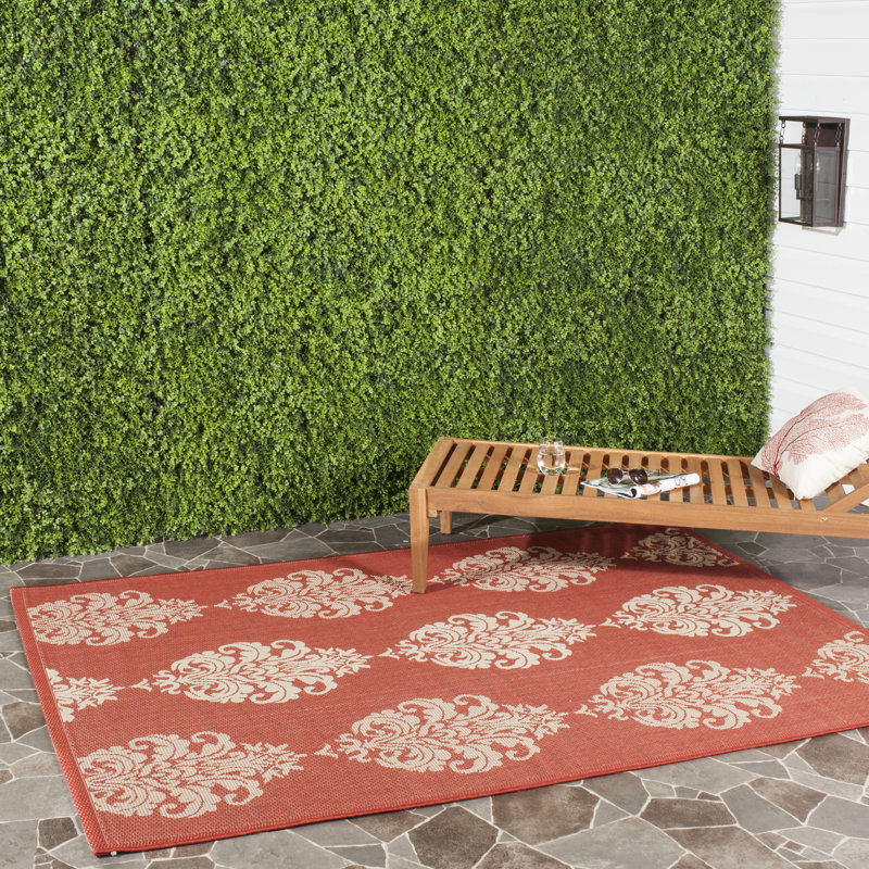 Vatukoula Performance Indoor/Outdoor Area Rug, Rectangle 6'7" x 9'6"