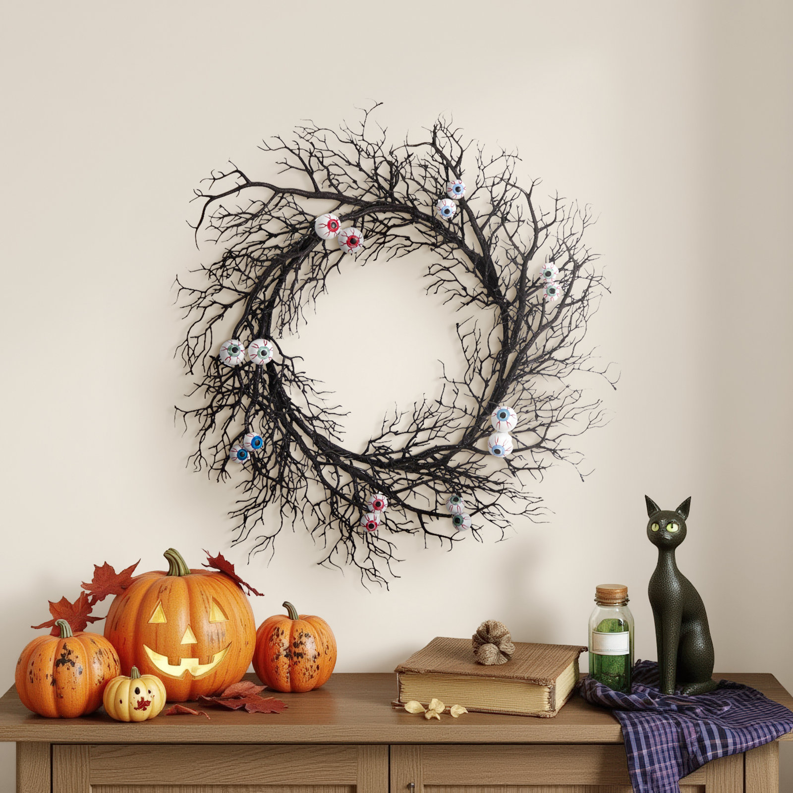 30'' Halloween Wreath