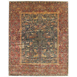 Elephant Agra One-of-a-Kind 11'11" x 14'9" New Age Area Rug in Red/Yellow/Teal
