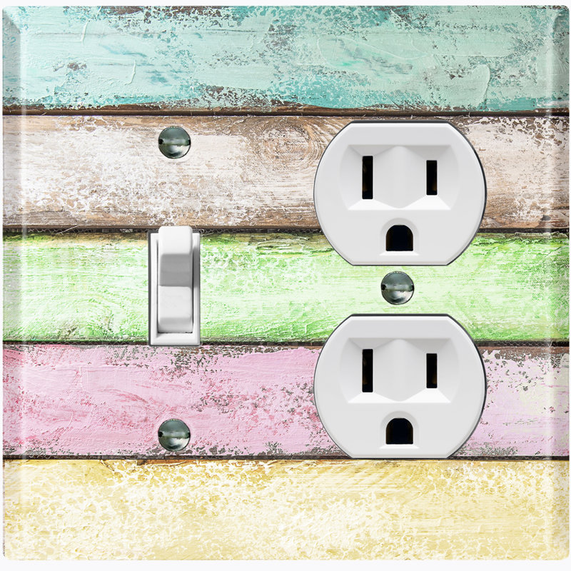 2 - Gang Toggle Light Switch Standard Wall Plate