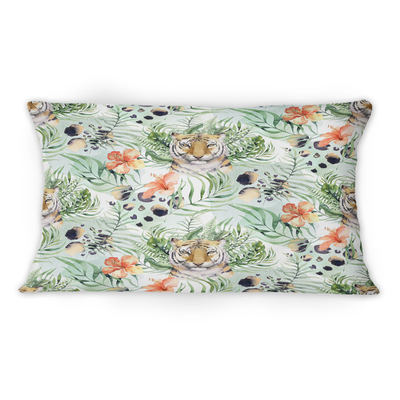 Floral Throw Pillow