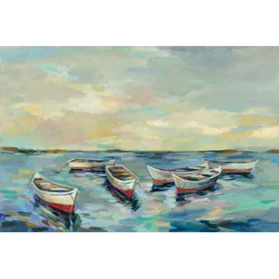 " Coastal View Of Boats " by Silvia Vassileva