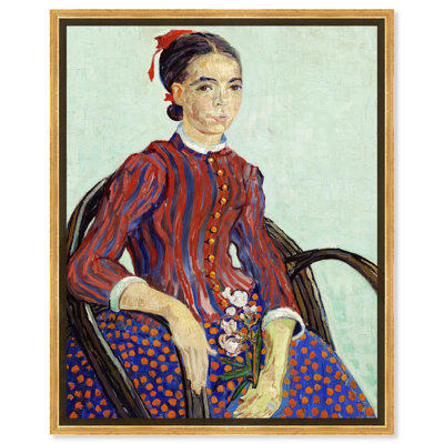 Van Gogh - La Mousme, toile rétro classique par Art Remedy