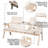 Solid Wood Cedar Outdoor Bench