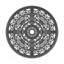 Cast Aluminum Patio Round Dining Table With Umbrella Hole, Patio Table