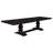 Terone 5-piece Rectangular Dining Table Set Distressed Noir-99414417