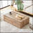 Inch Stone Pattern MDF Coffee Table-1096461567-1096461565