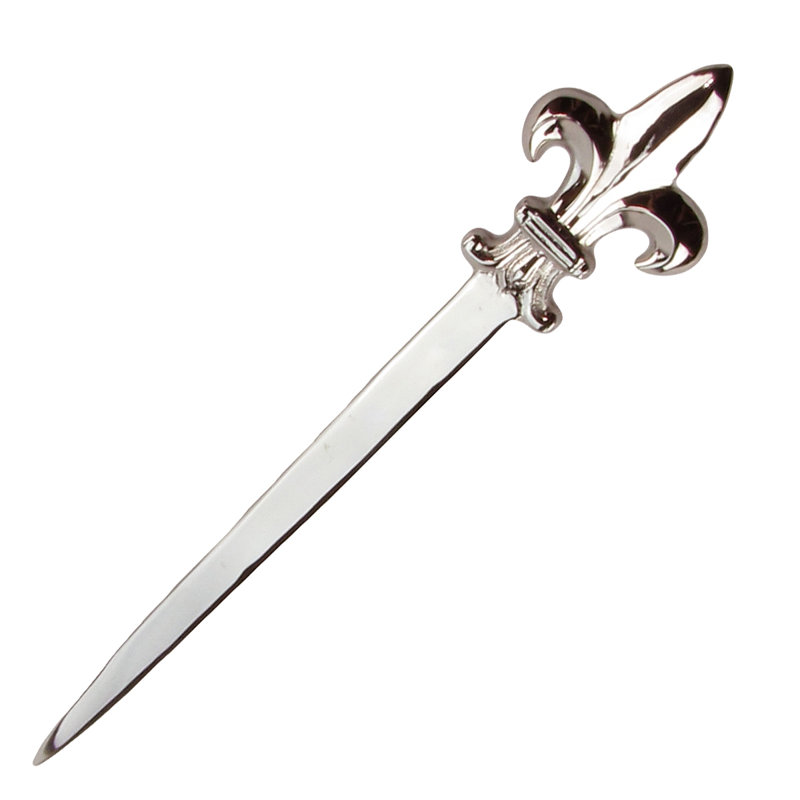 New Antique Style Fleur De Lis Envelope Knife Desk Accessory New Antique Style Fleur De Lis Envelope Knife Desk Accessory